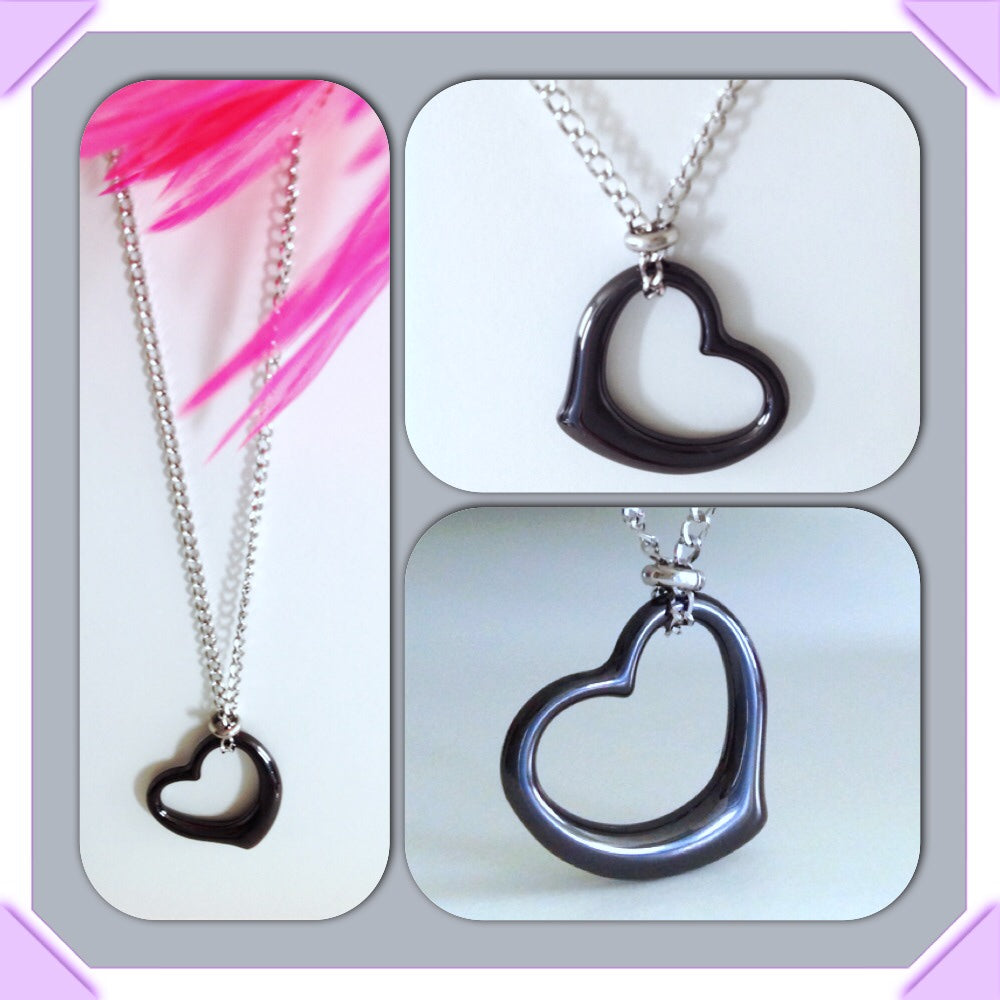 Necklace with Ceramic Heart